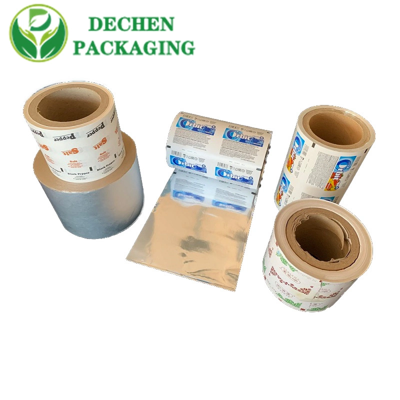 Aluminium Film Roll Aluminum Foil Laminated Kraft Paper Ice Cream Aluminum Foil Paper