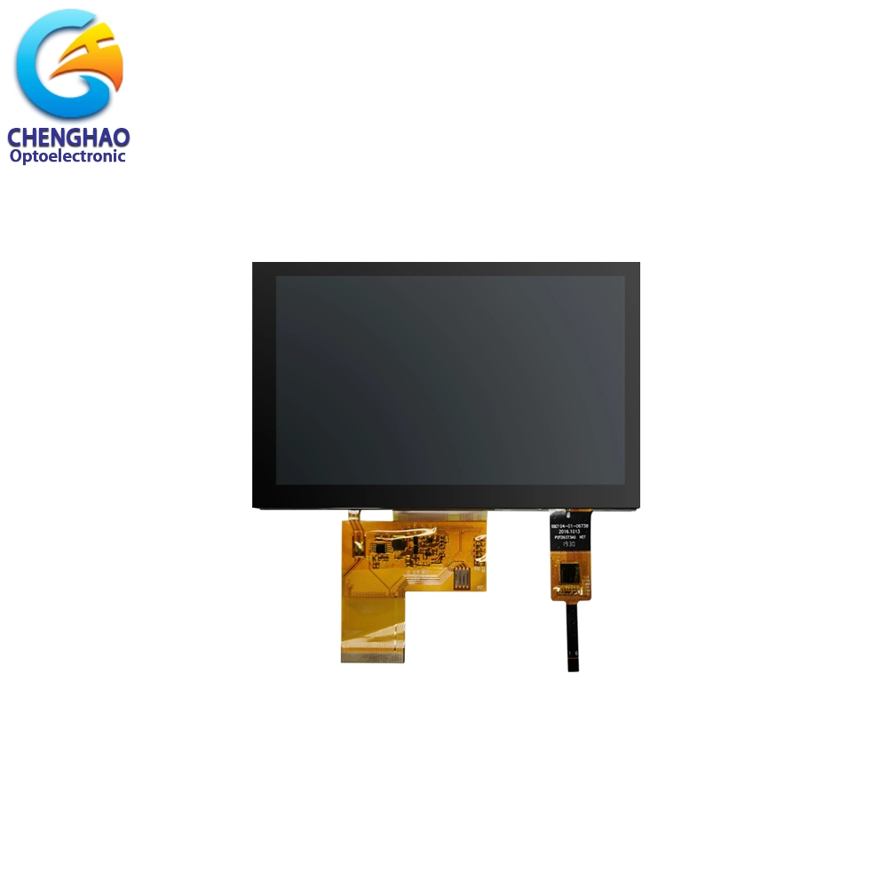 40 pins FPC de 800 X 480 píxeles de pantalla de cristal líquido LCD de 5 pulgadas TFT para la Ebike