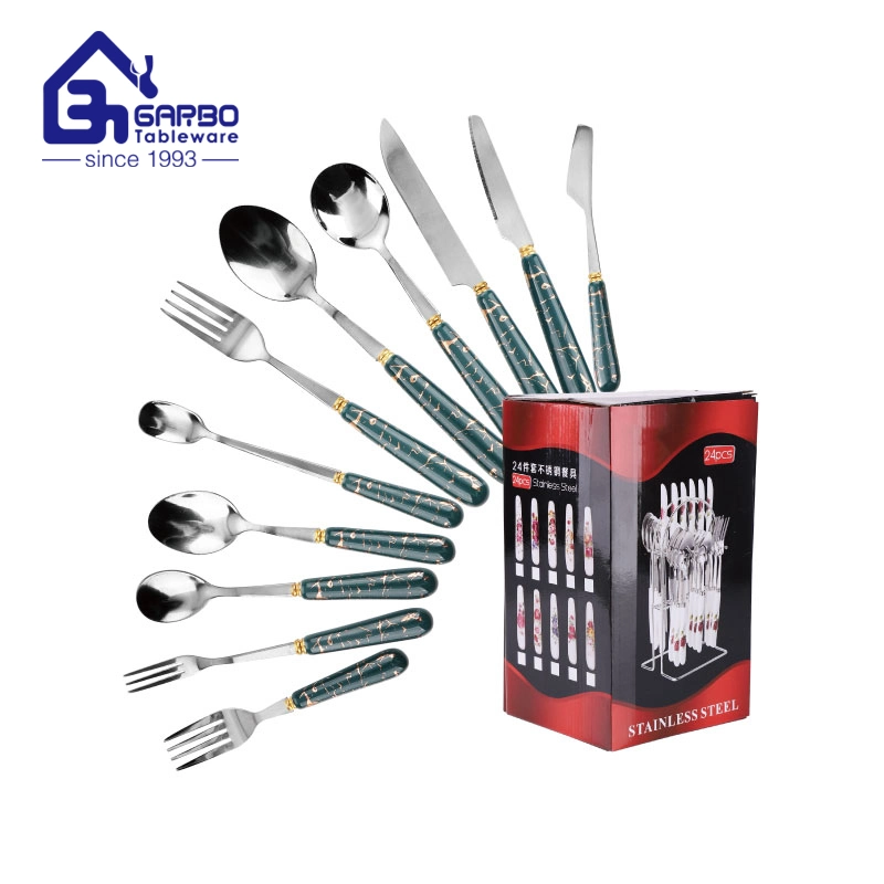 Cutlery Sets Stainless Steel Utensils Kitchenware Flatware Dinner Fork Dinnerware Food Knife for Home