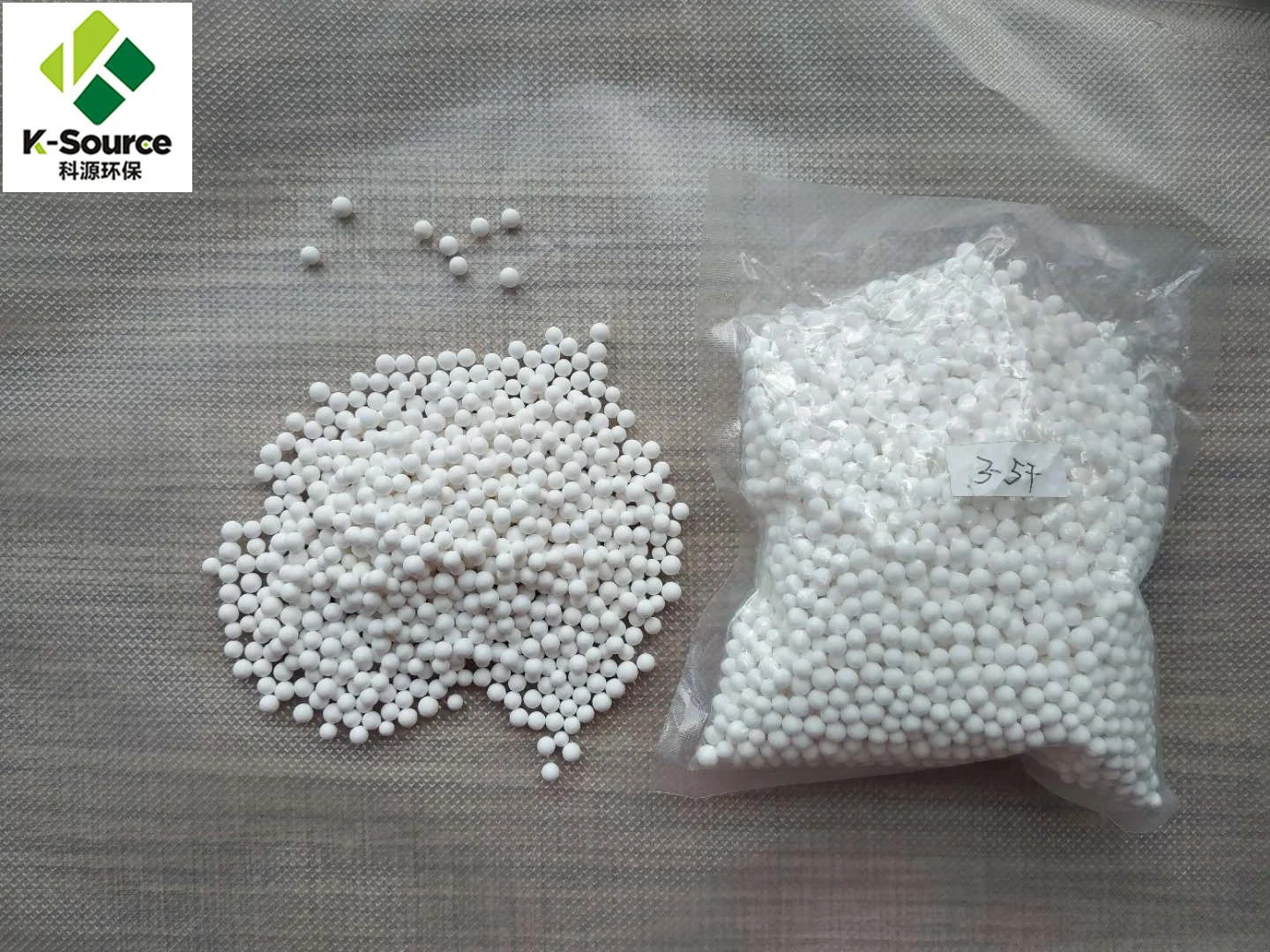 2-3mm Soporte de catalizador adsorbente Alumina activada para desfluoración