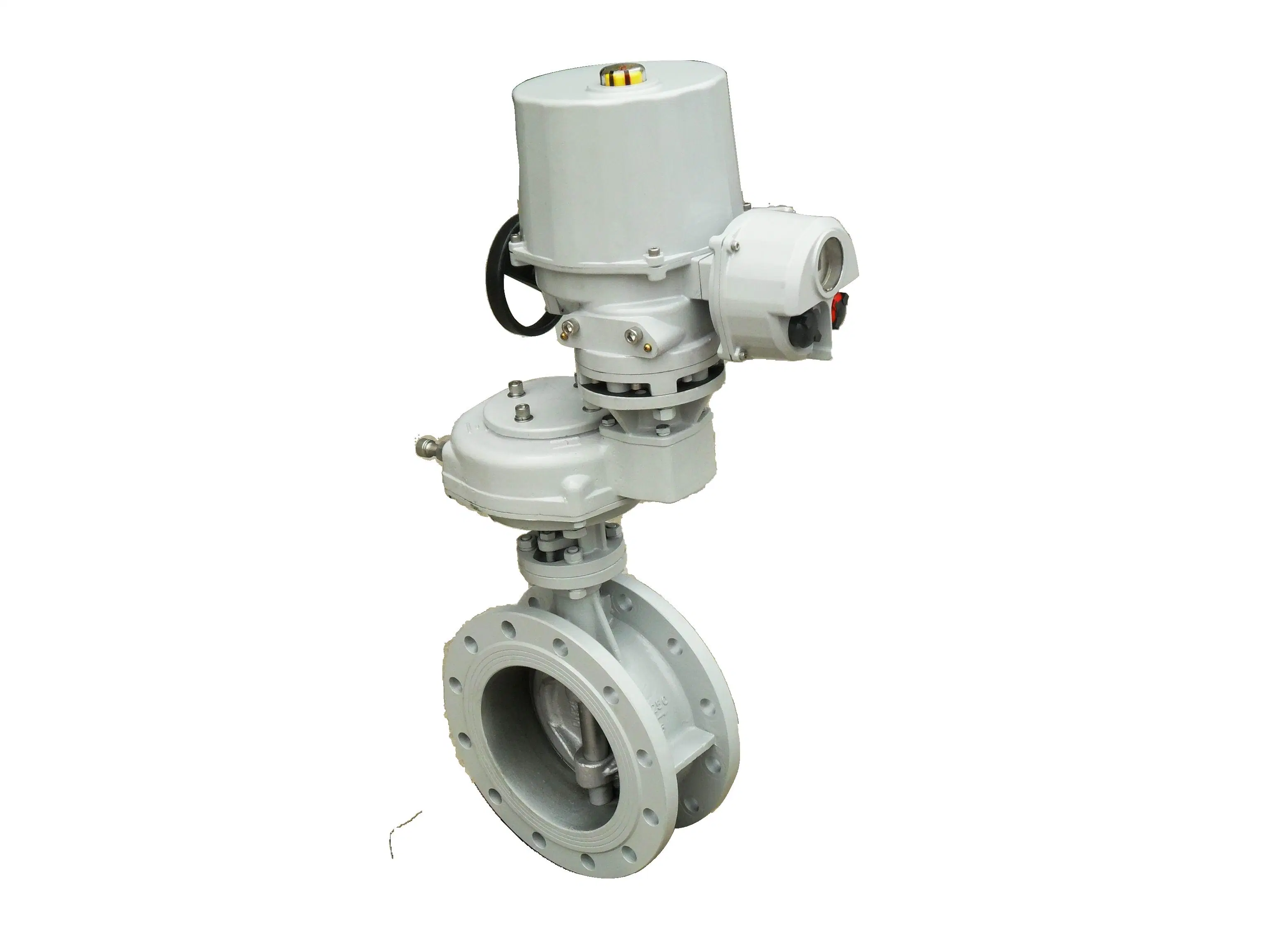 Explosion Proof Metal Seat Motorized Butterfly Valve with Electric Actuator AC380V