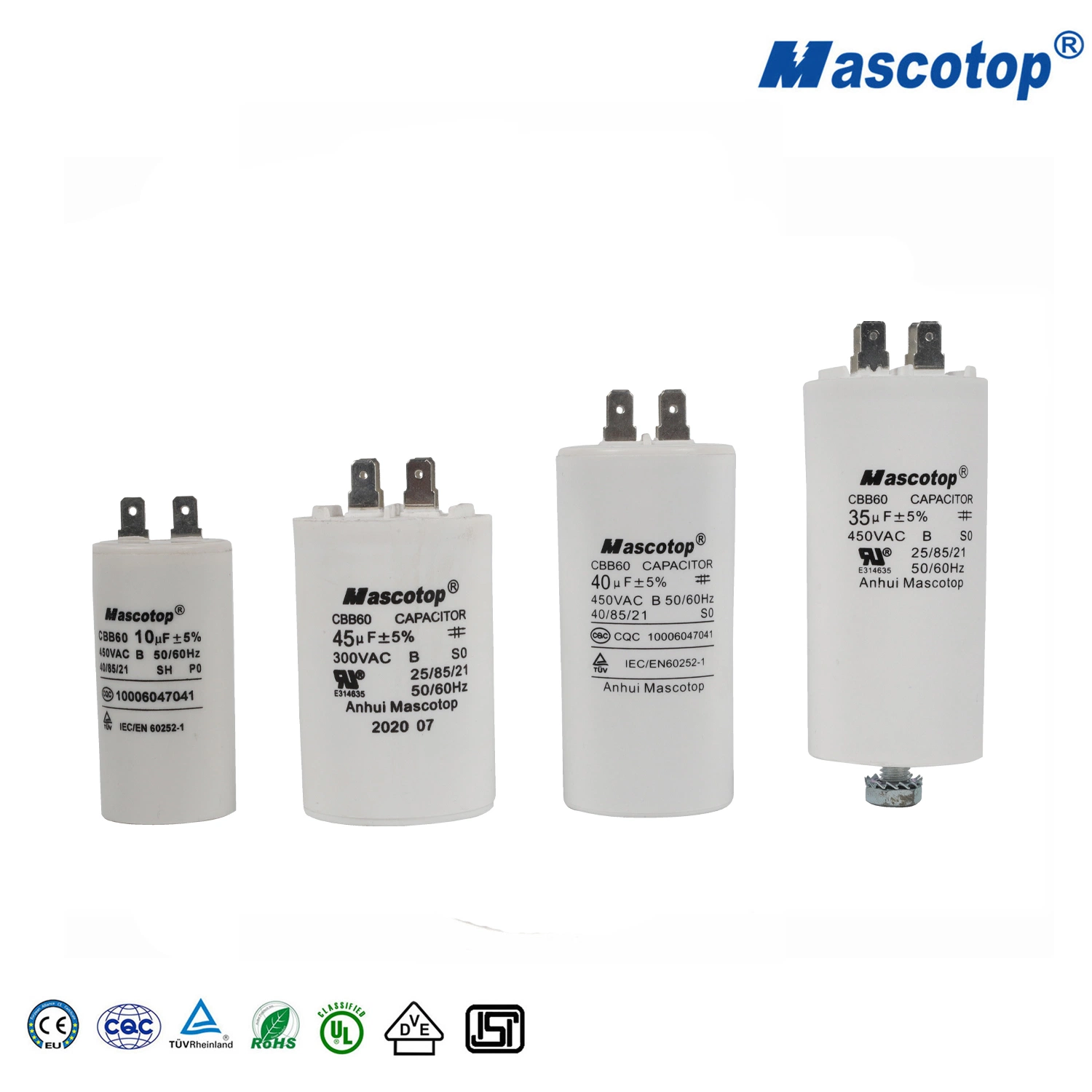 Mascotop Affordable Capacitor with Wire and Pins Type