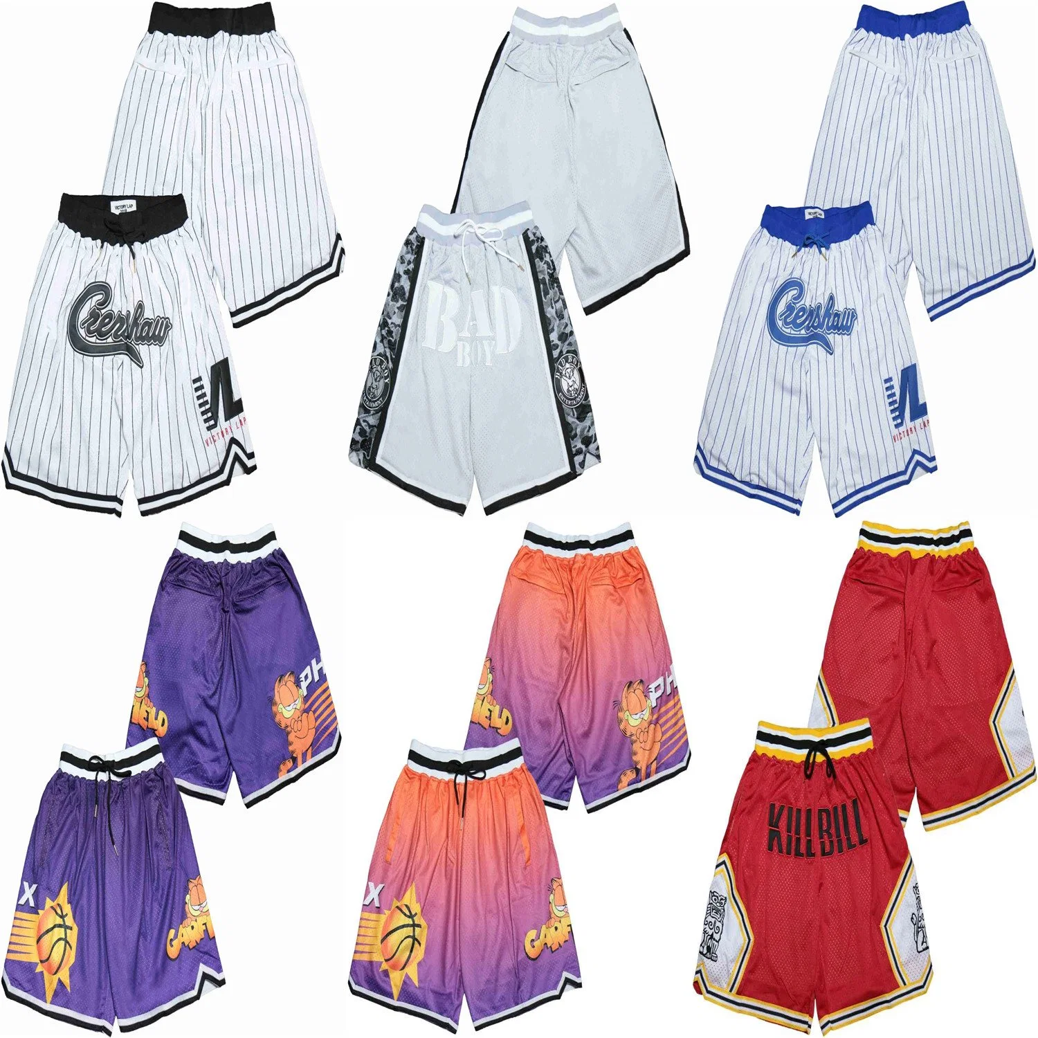 Wholesale Basketball Shorts Just Don N-Ba Pants Swingman Clippers/Heats/Nets Mitchell & Ness Sports Wear