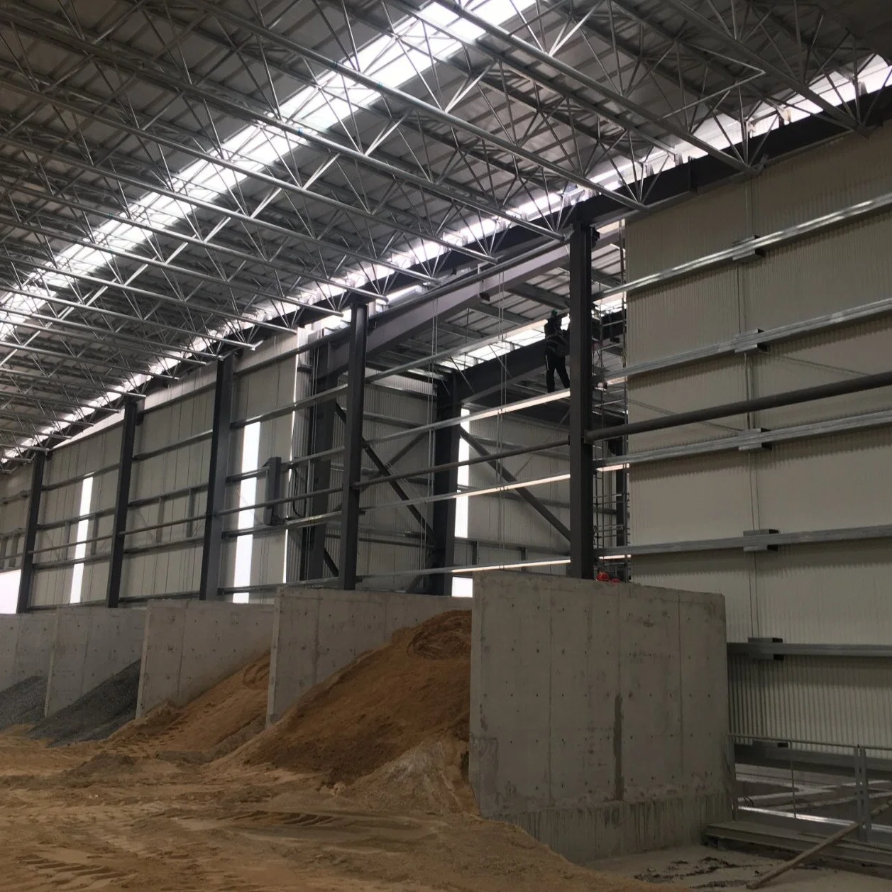 Estrutura metálica construção fábrica pré-fabricada plantas de aço de baixo preço Estrutura