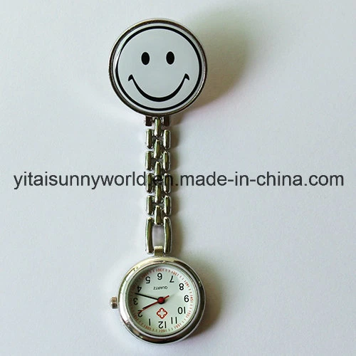 Popular Style Women&prime; S Cute Smiling Faces Nurse Watch