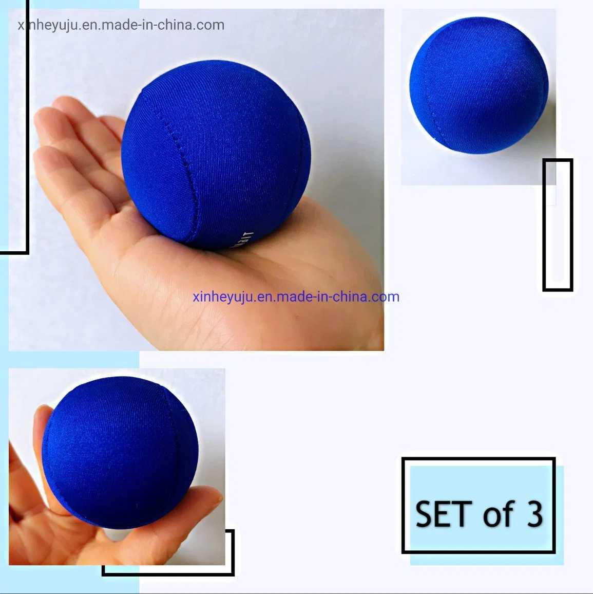 3in1 Multi-Function Juggling Ball Water Float Skimming Ball Bounce on Water - Pool Ball & Beach Toys for Kids & Adults Soft Bouncy Gripping Training Ball