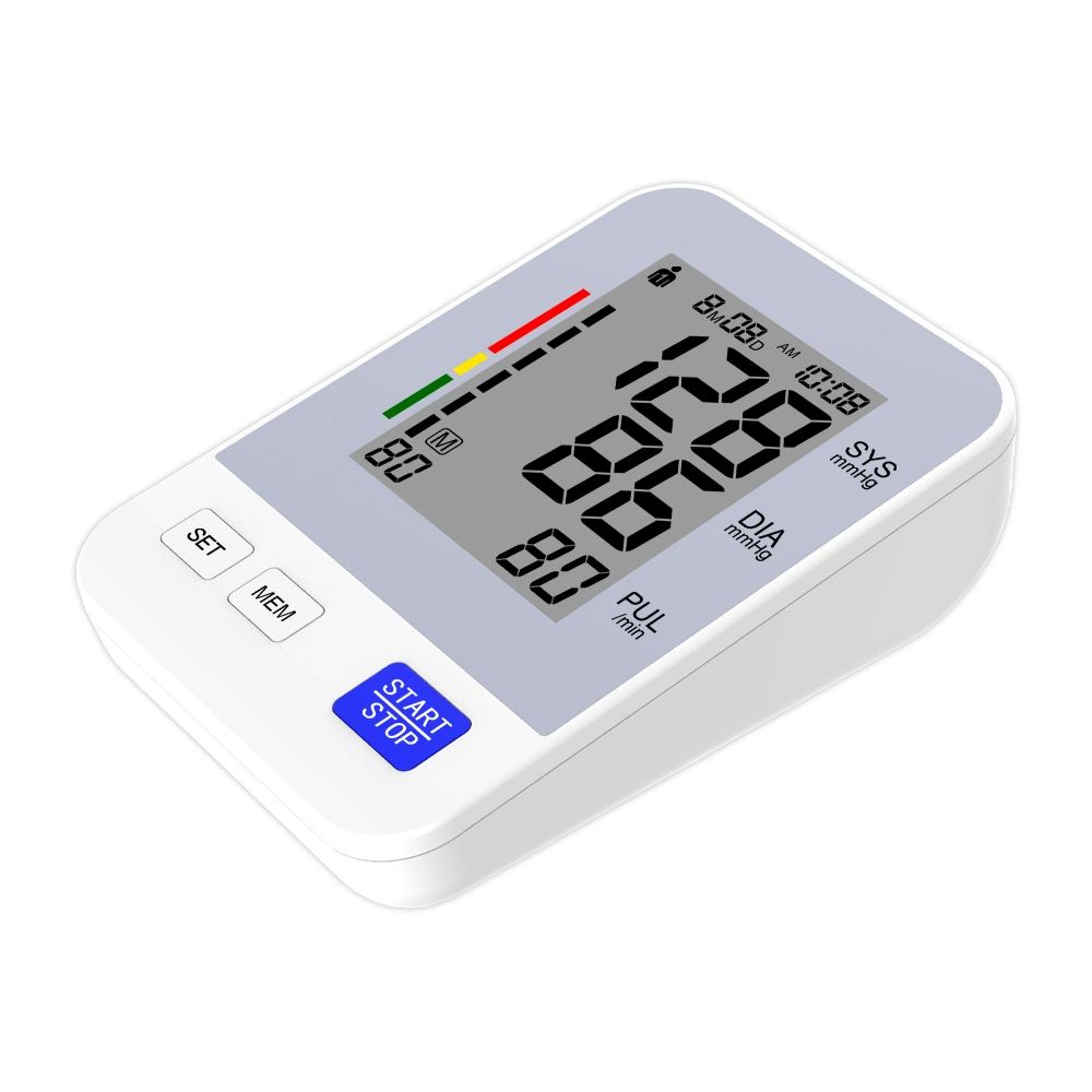 مقياس ضغط الدم للميوجوميتر من المصنع CE ISO OEM Digital Upper Arm Blood Pressure الشاشة