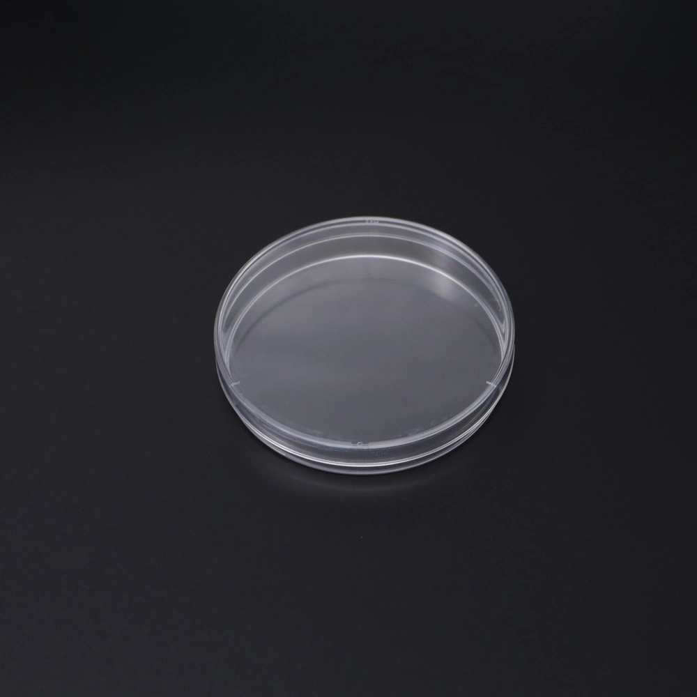 100mm Lab Glassware Petri Clear Transparent Plastic Sterile Dish for Cell Growth