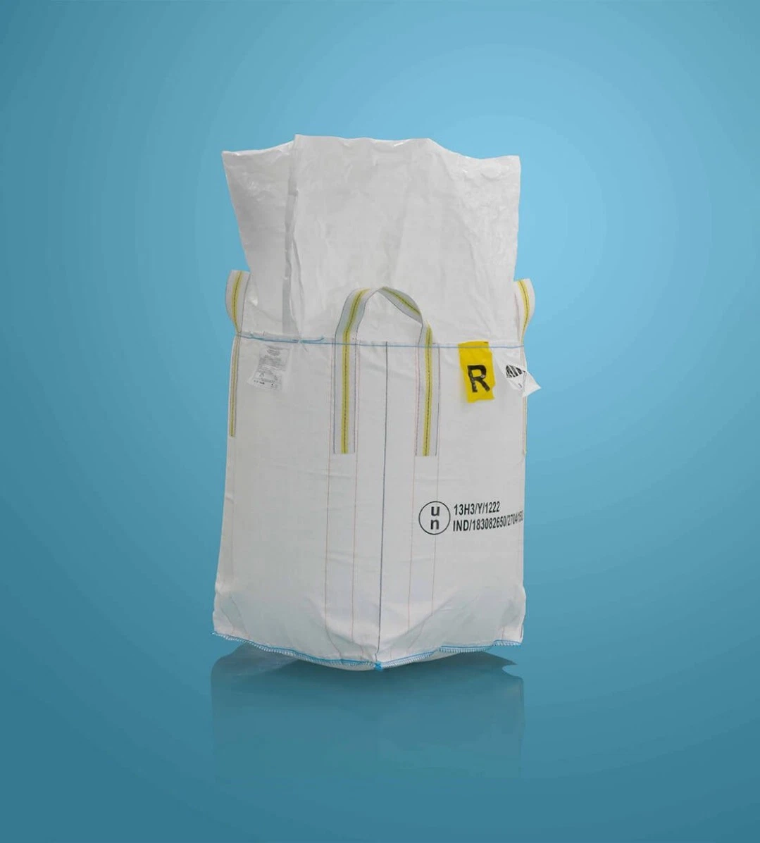 FIBC Big Bag Plastic Bag Jumbo Bulk Bag Handles Storing Recycled Material Free Sample Shandong Product From China