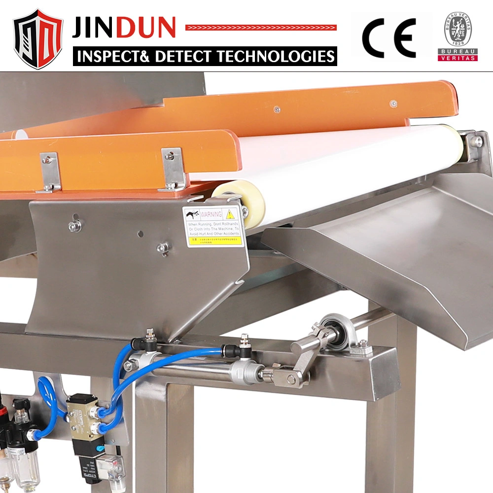 Factory Hot Sale Food Processing Industrial Metal Detector with Auto Rejector