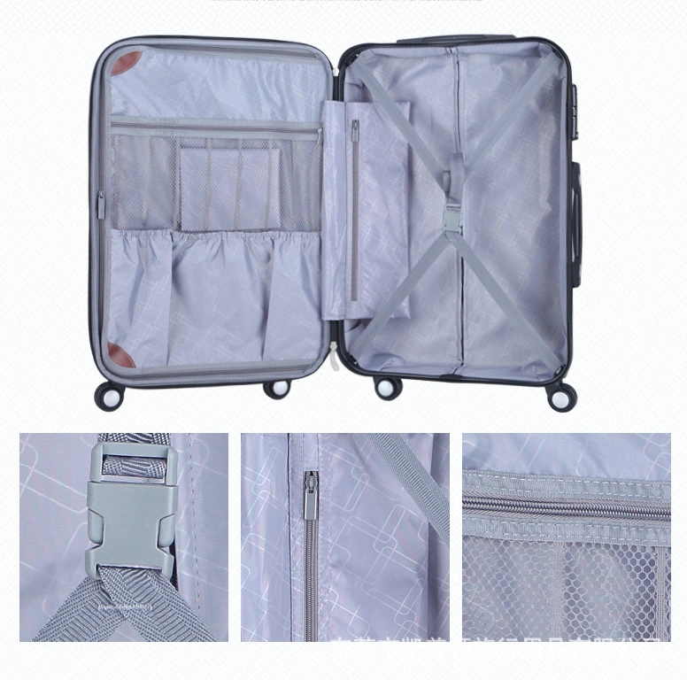 Basic 20" 24" 28" 3 Pieces ABS Suitcase Hard Shell Luggage Set