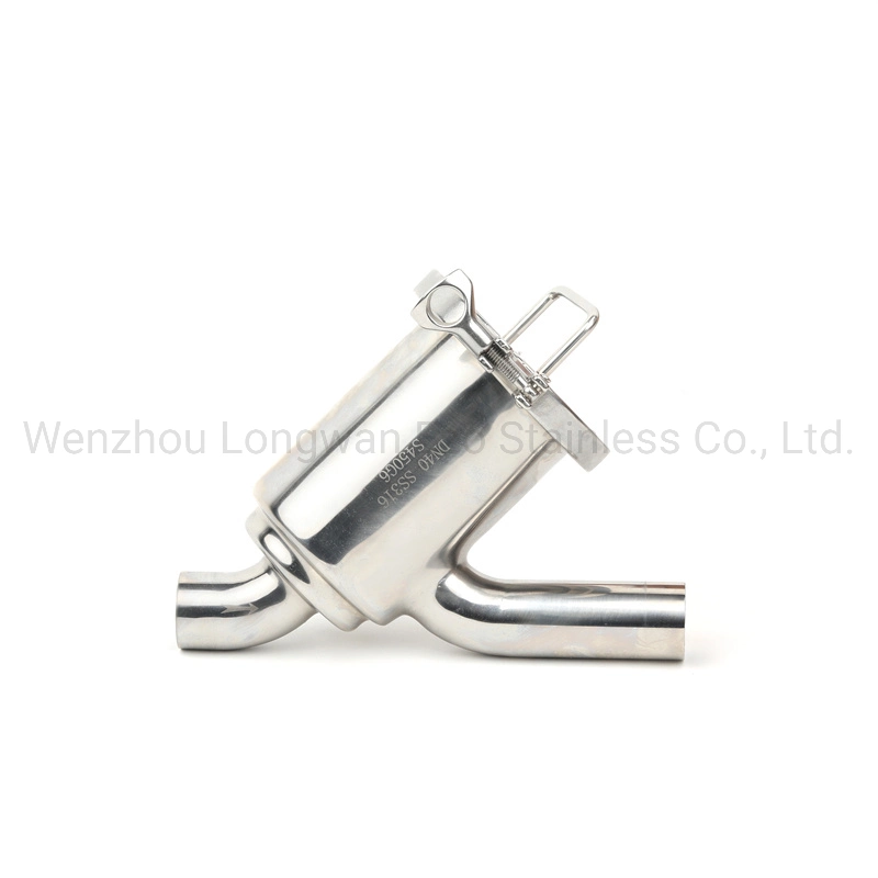 Stainless Steel Sanitary Customized Mirror Polished Y Type Strainer