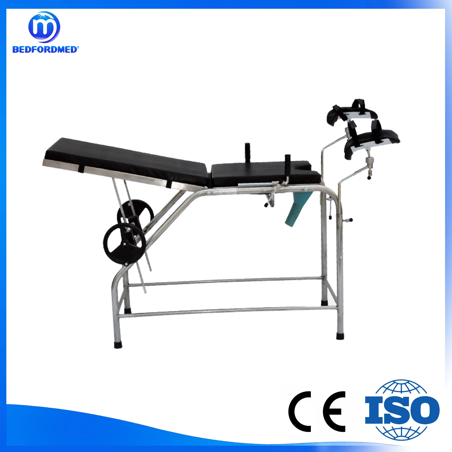 Hospital Manual Gynecological Examination Bed Ecoh50