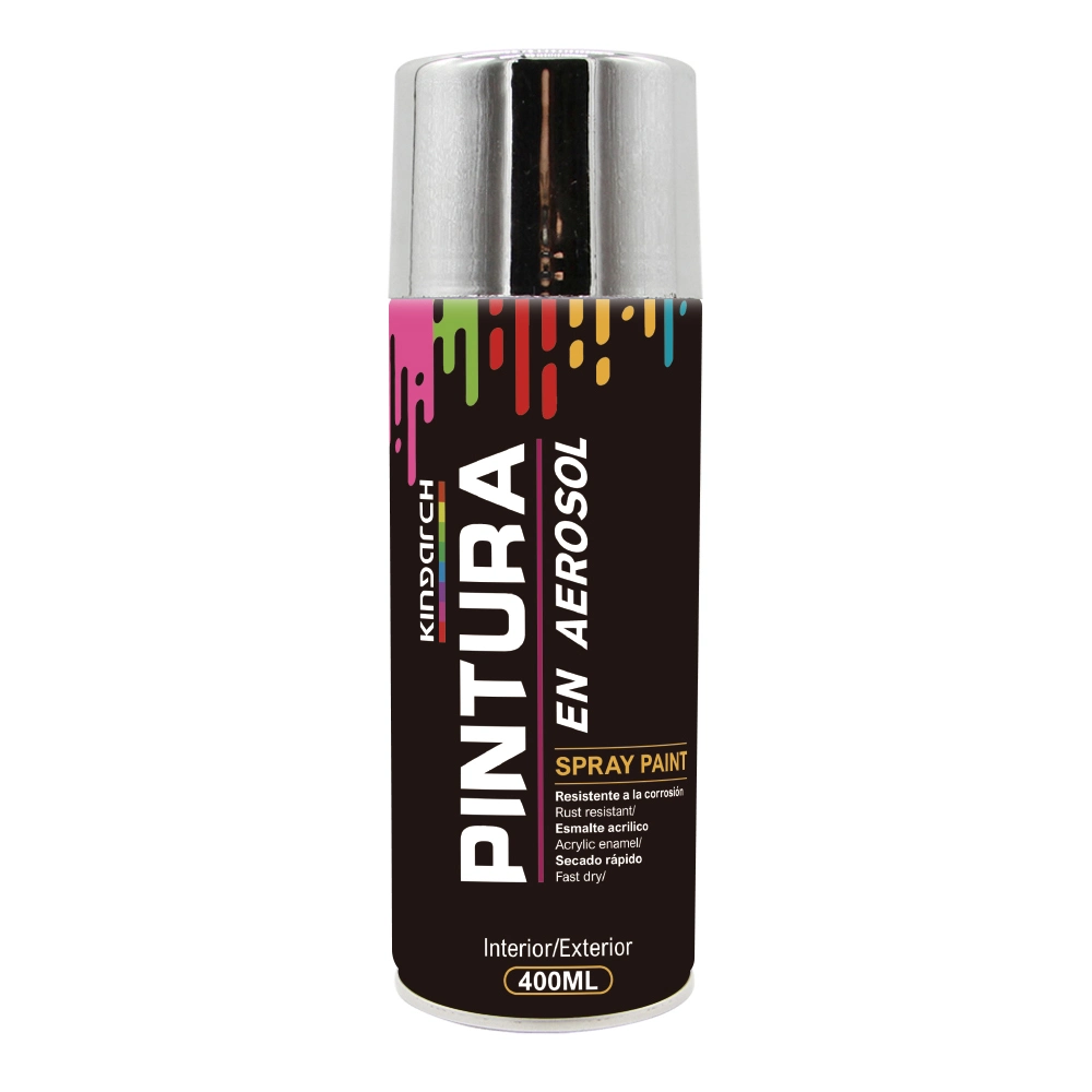 Mayorista de la fábrica de logotipo personalizado OEM de etiqueta privada de pintura en aerosol de pintura en Spray de color rojo brillante rojo