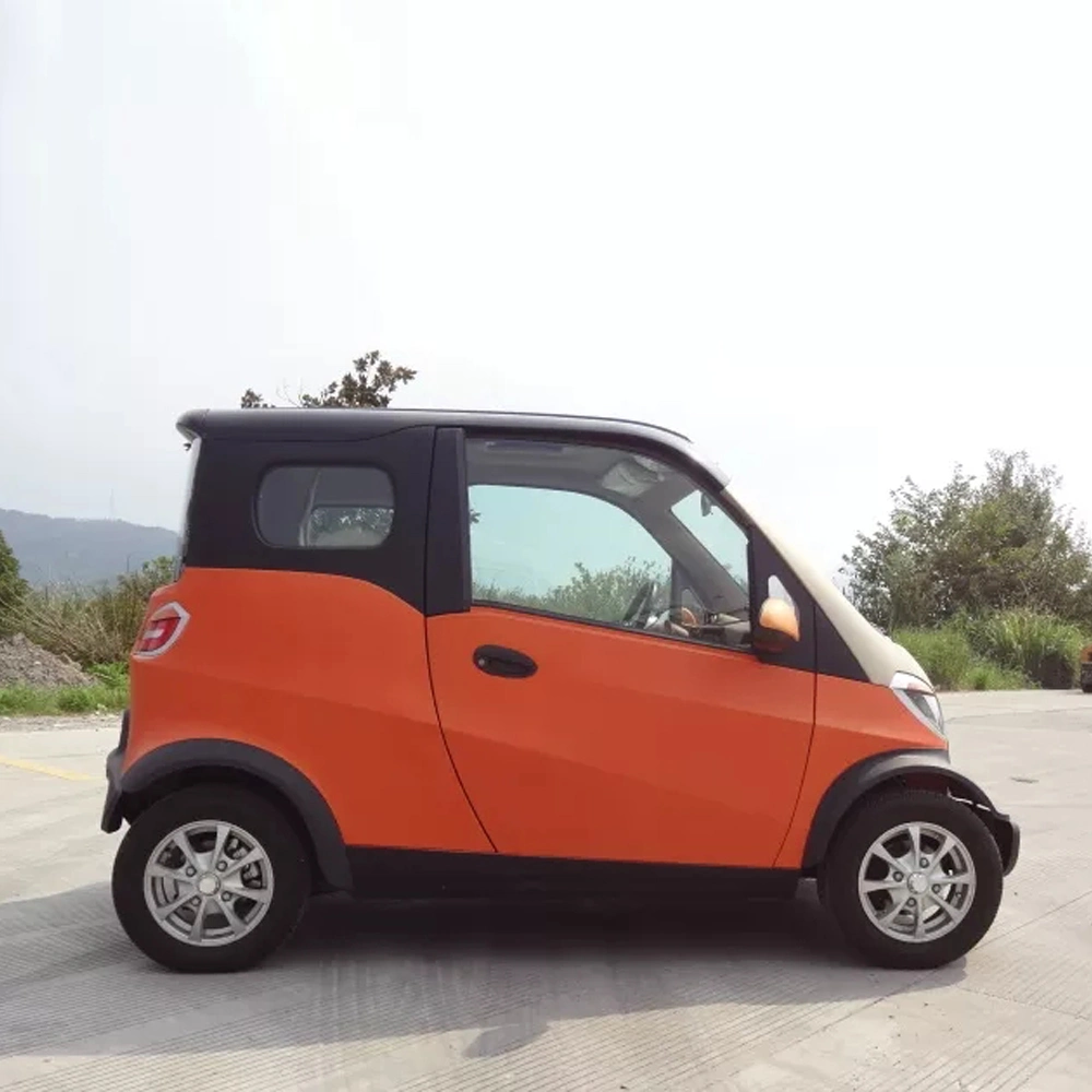 4 plazas de Lujo Mini Eléctrico Four-Wheeled coche familiar con aire acondicionado Smart Coches eléctricos vehículos para los adultos con la CEE