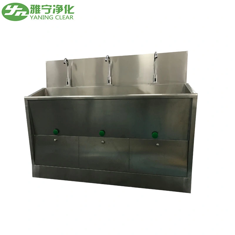 Yaning 2023 Hot Sale Hospital Instrument Surgical Sink Stainless Steel Hand Wash Sink