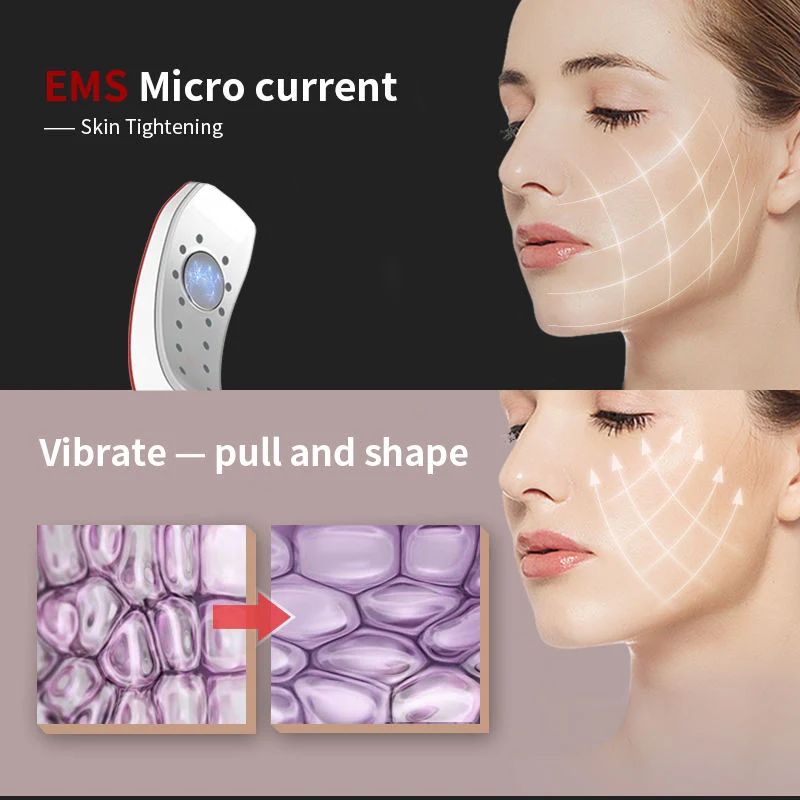 Nuevas herramientas de Belleza Masaje eléctrico V se enfrentan a la conformación de la cara de control remoto del dispositivo de elevación de la máquina de adelgazamiento eléctrico