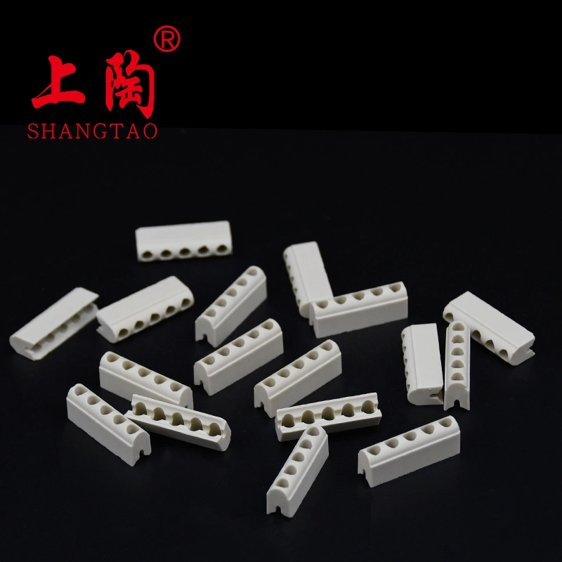 2022 Shanghai Gongtao 6mm 3holes Customized Alumina Zirconia Electrical Ceramic Plunger Ceramic Parts Insulator for Pump