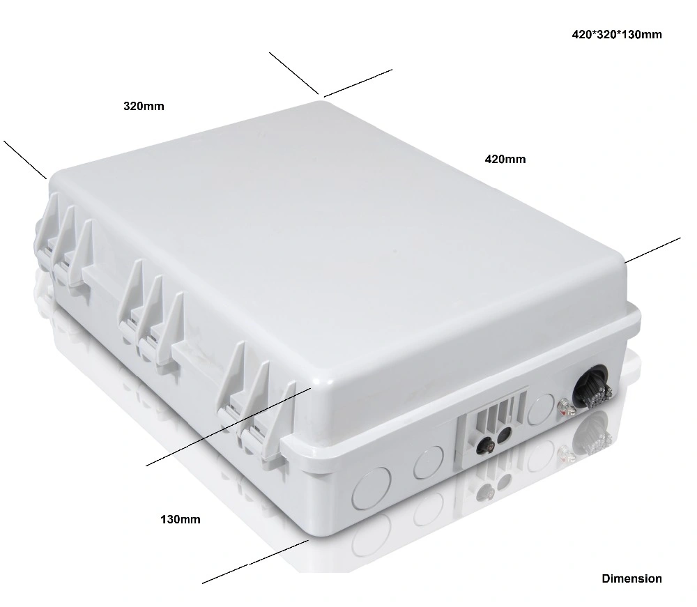 El puerto 24 FTTX FTTH Fibra de Material ABS Caja de distribución de la terminal de Internet