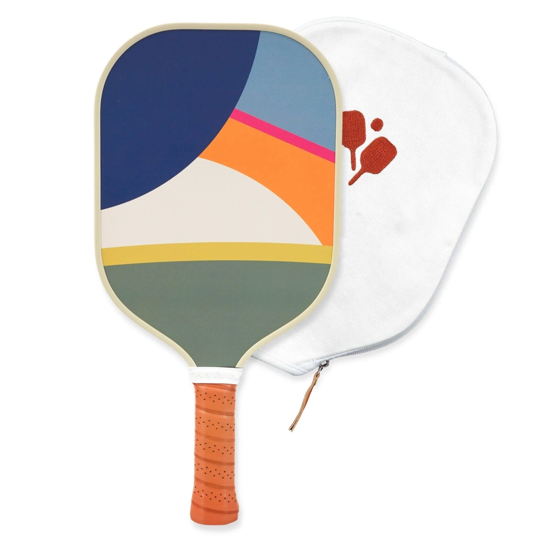 Usapa Approved Racket with Honeycomb Core, Fiberglass Exterior, Canvas Covers, Comfort Grip Premium and Lig Pickleball Paddle