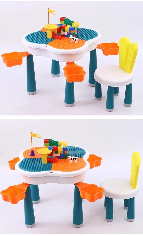 Estilo de bloques de construcción de la flor de niños juegos de Cute Kids Bloques de construcción Tabla con precios baratos