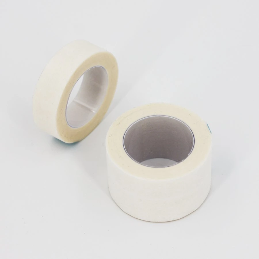 Disposable Medical/Surgical/Lab/Dental Easy Tear Silk Breathable Adhesive Paper Nonwoven Tape with CE/ISO