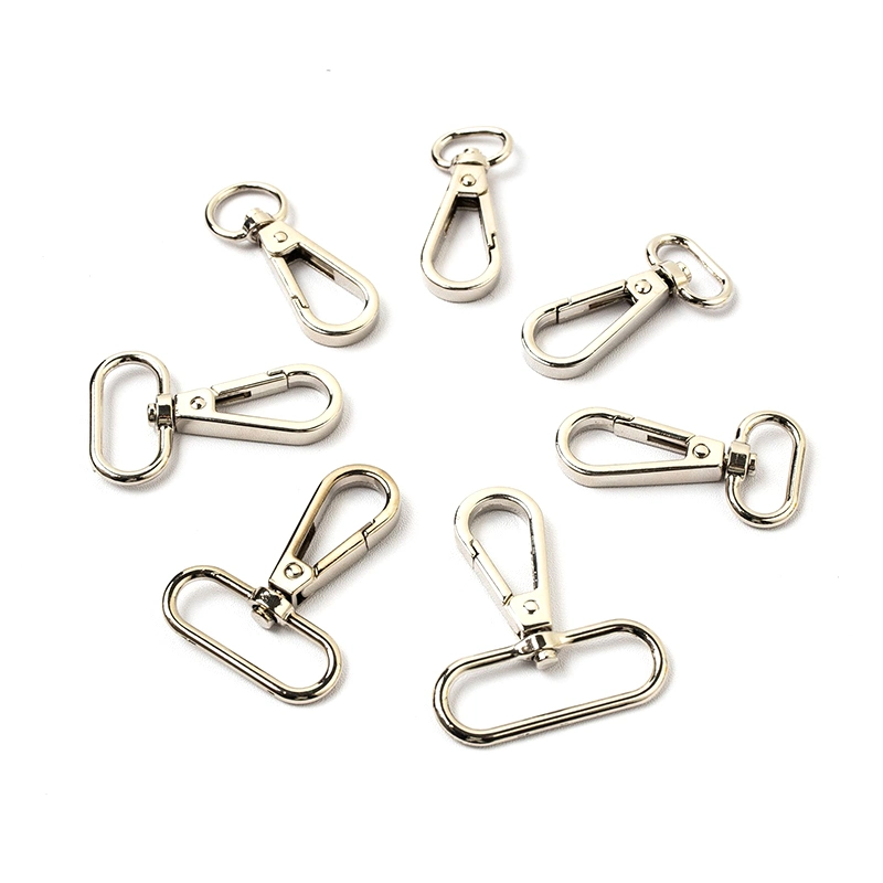 Wholesale/Supplier Price High quality/High cost performance  Brass Loop Clasp Metal Brass Hook Zinc Alloy Lobster Hook for Bag