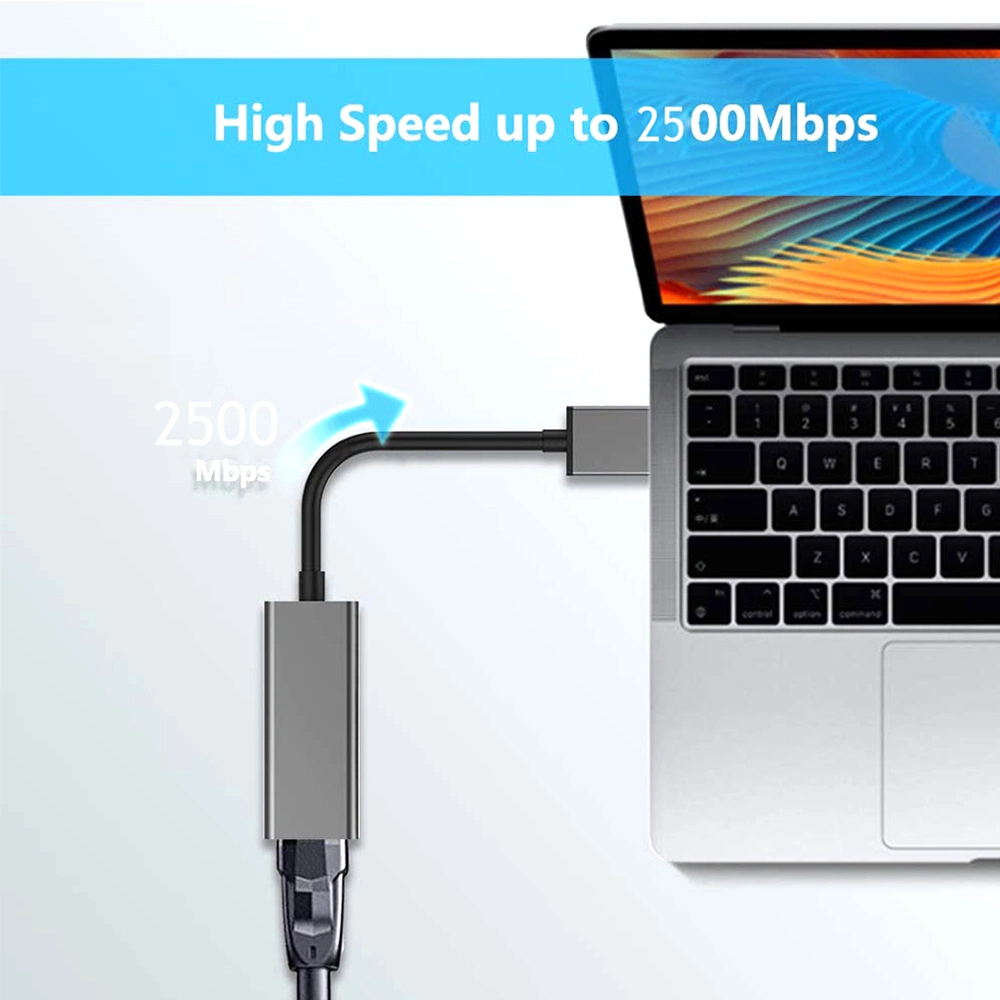 De aluminio de alta velocidad USB 3.0 a Gigabit Ethernet RJ45 Adaptador de red LAN para PC de escritorio y laptops y portátiles.