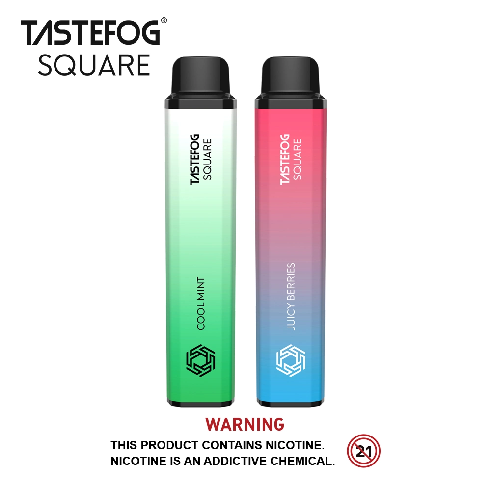 Tastefog Wholesale/Supplier 3500puffs Disposable/Chargeable Electronic Cigarette Square Disposable/Chargeable Vape Pen