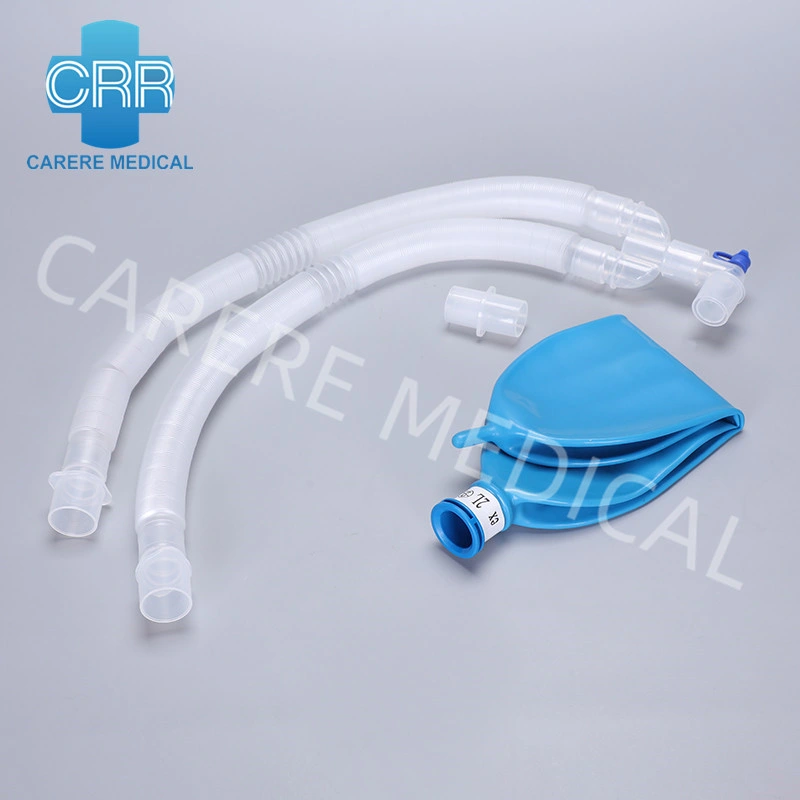 Fornecimento cirúrgico Máquina Médica Produtos médicos anestesia descartável Ventilador respiratório Ventilador de circuito de abertura suave expansível ondulado para ICU