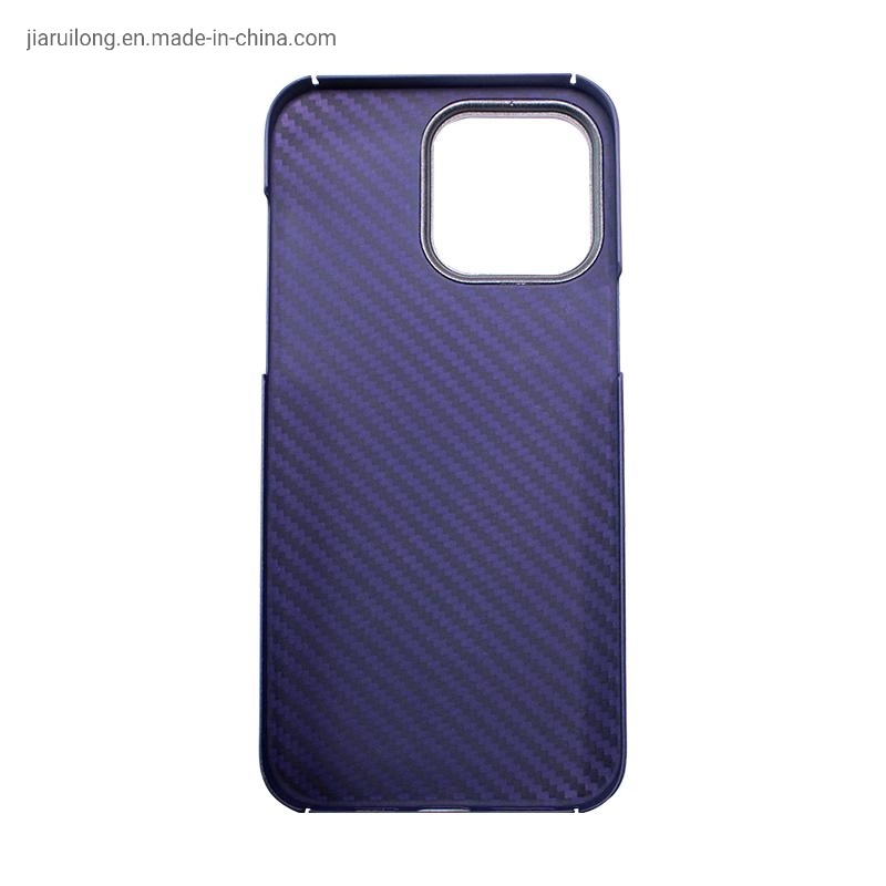 Purple Aramid Fiber Phone Case Cell Phone Accessories Carbon Fiber Cell Phone Case Phone Accessories