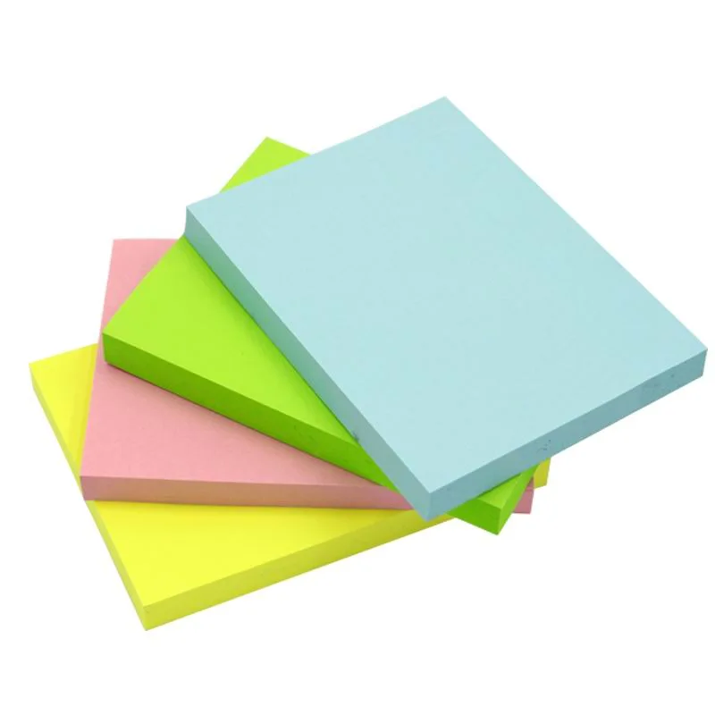 Papier coloré Sticky Notes Standard Memo Pad avec beaucoup de prix