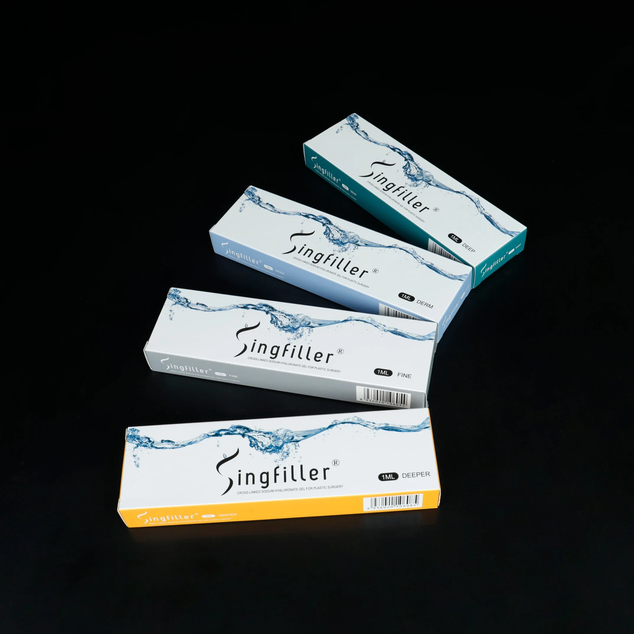 Ha Injection Singfiller Fine, Derm, Deep, Deeper, Sub-Q Dermal Hyaluronic Acid Filler