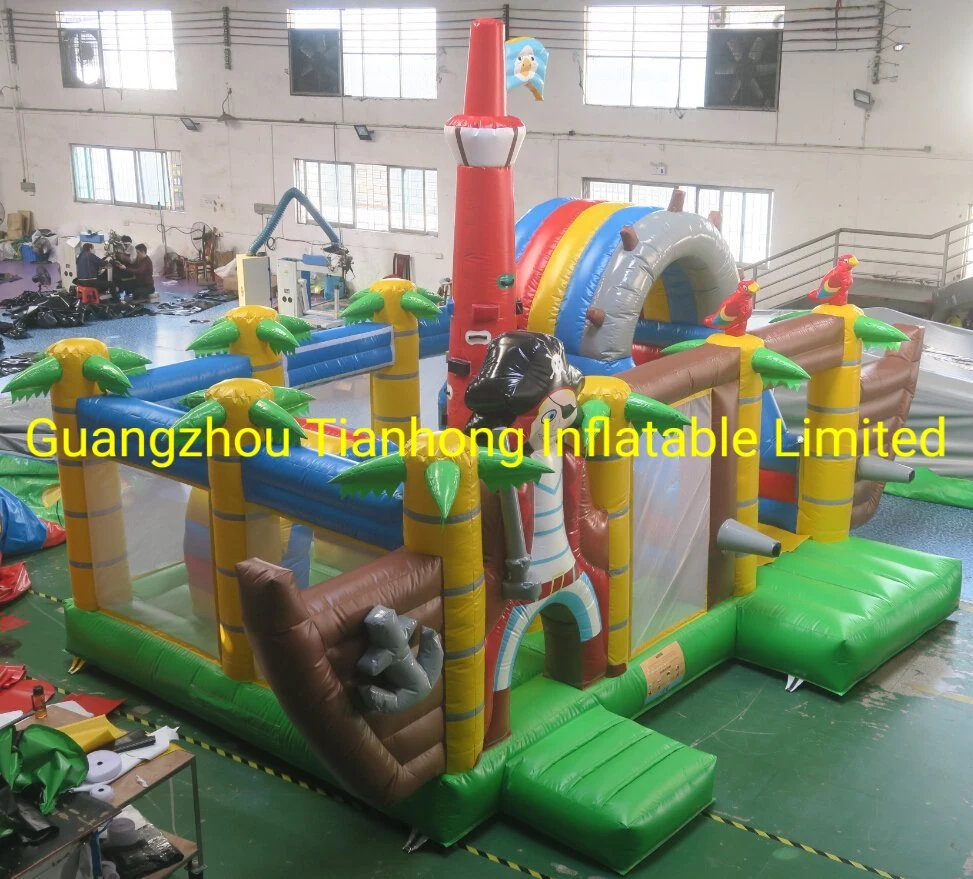 8x5m Neues Design Aufblasbare Piratenschiff Bouncy Castle