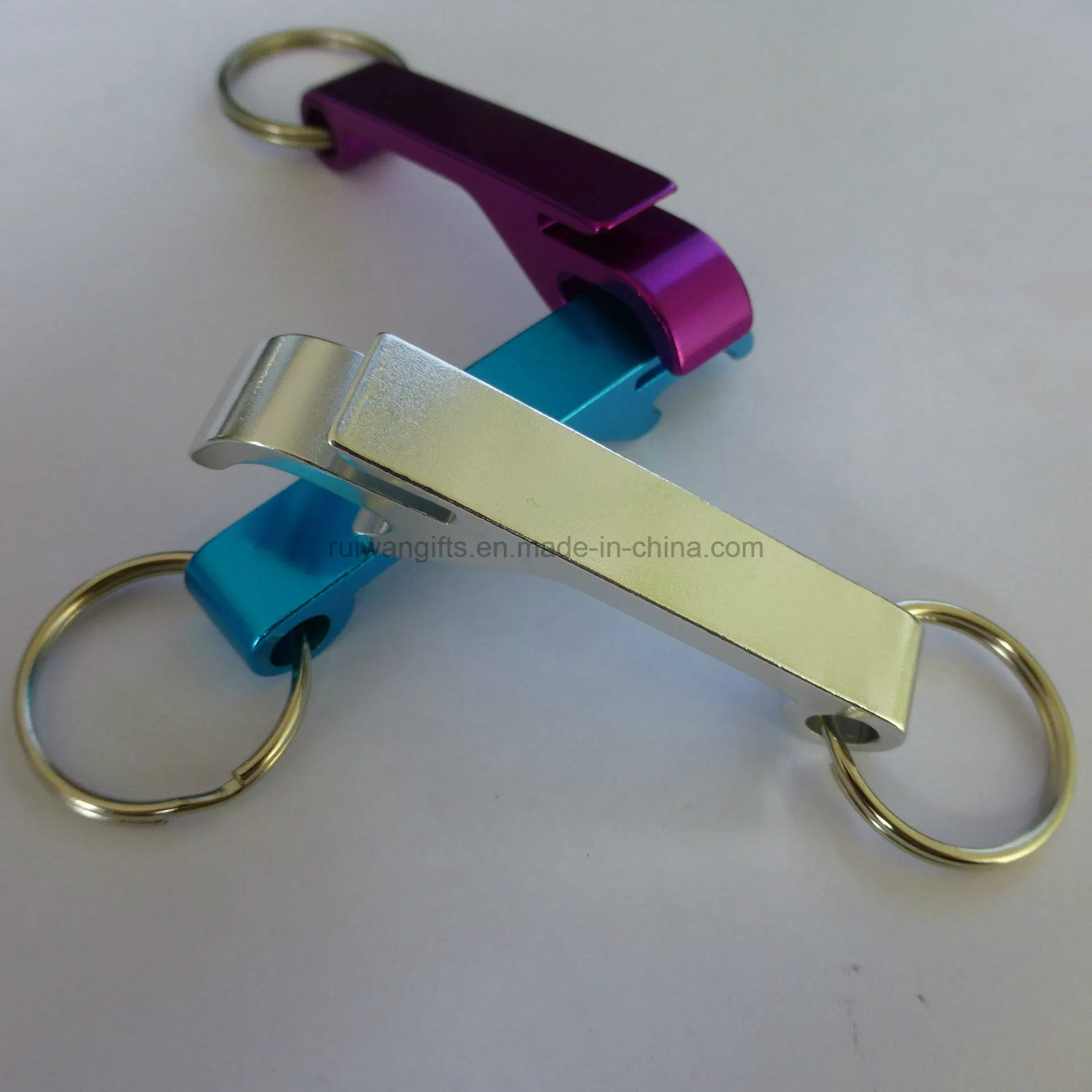 Wholesale/Supplier Blank Bottle Openers, Blank Promotional Items, Aluminum Bottle Opener with Keyring