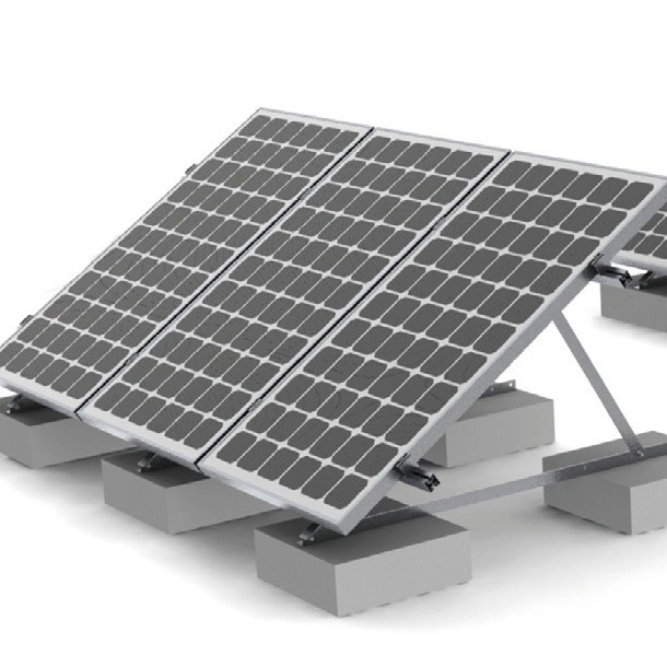 PV Aluminium Solar Power регулируемый наклон бетон Монтаж крыши Энергия Кронштейны