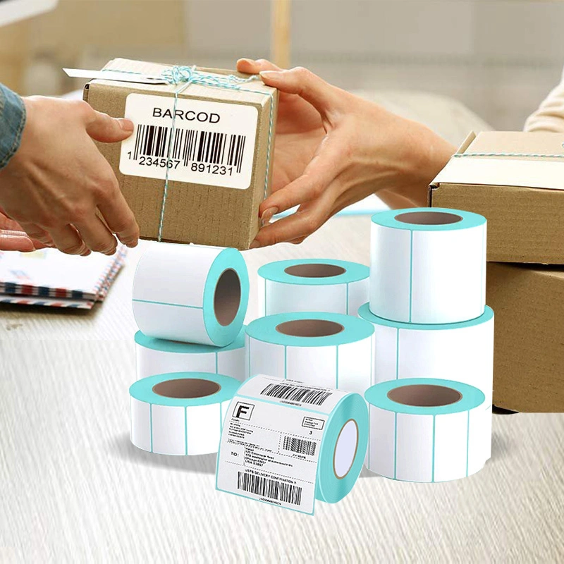 Packaging Adhesive Shipping Coloured Printed Direct Thermal Label