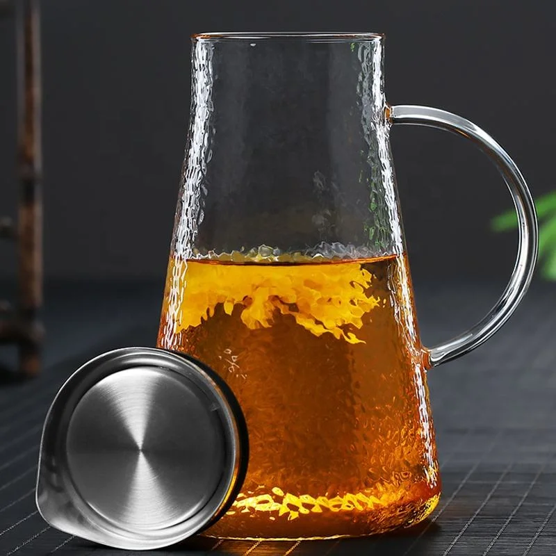 Wholesale/Supplier Hot Sale Heat Resistant Glass Pitcher Glass Cold Water Jug with Lid