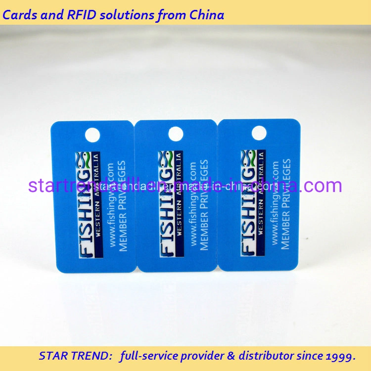 Tk4100 Blank Hole Punch Plastic RFID PVC Card