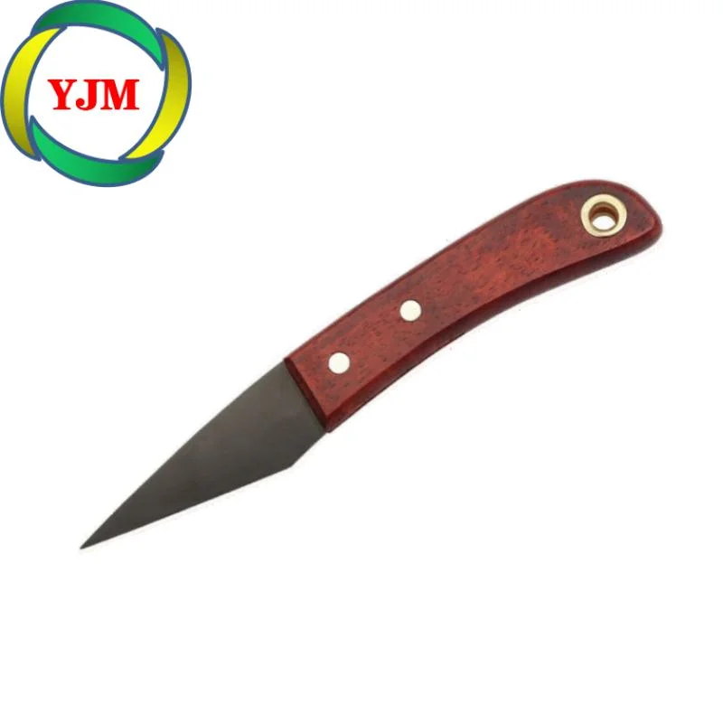Sharp Non-Folding Knife Grafting Knife with Wooden Handle