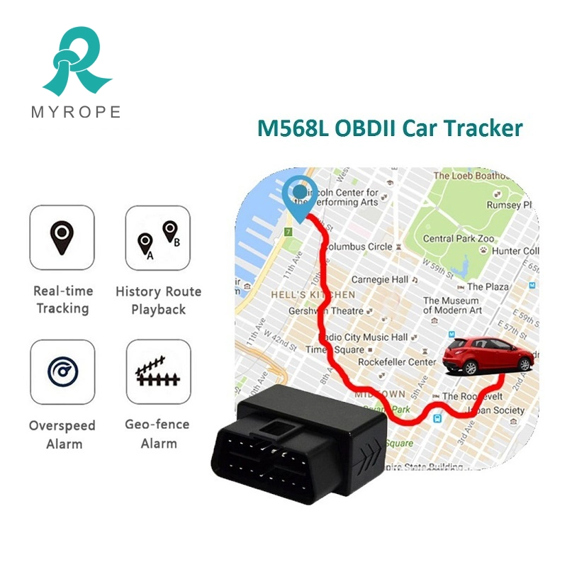 Car OBD II Interface OBD2 GPS Tracker Car Tracking Device on Board Diagnostics Data Detection