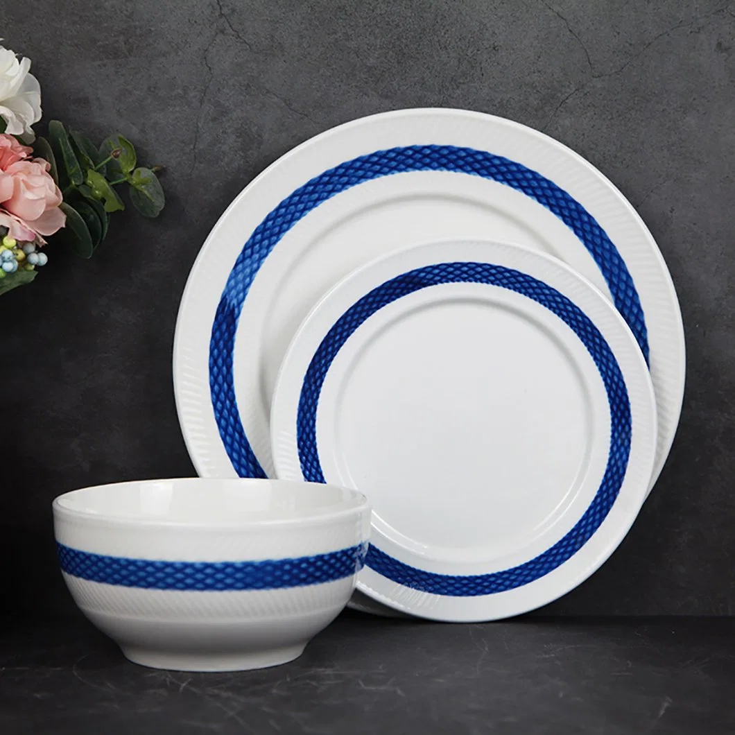 New Design Customized Decal Tableware Hot Sale Gift Package Ceramic Dinnerware Set