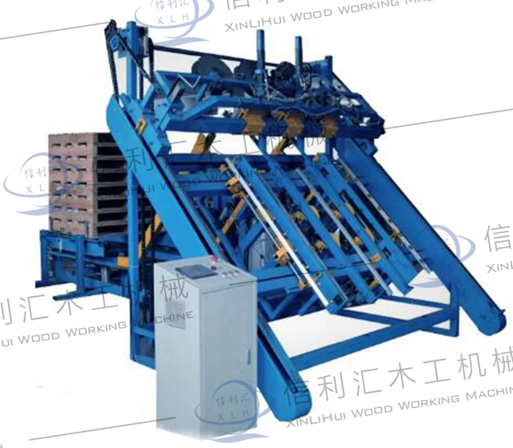 Wood Pallet Nailing Machine Wood Pallet Equipment Automatic Wood Sawdust Pallet Block Compressed Making Machine/Wood Feet Briquette Hot Press Nailing Machine