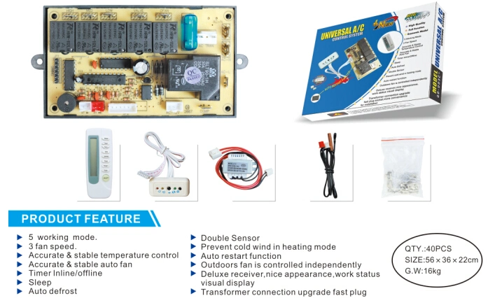 Universal Air Conditioner Control System with Box Packing (QD-U03C)