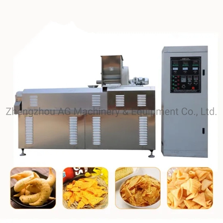 Automatic Puff Bugles Chips Machine Crispy Rice Bugles Production Line for Sale