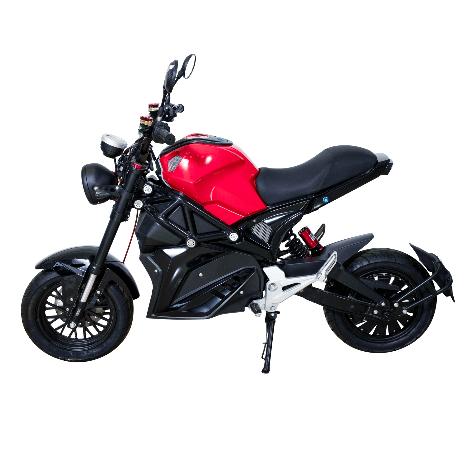 Venta en caliente Baja calidad Red Azul Eléctrica motocicleta litio 72V