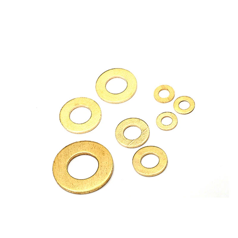 M1.6 M160 H59 H62 Yellow Brass Gasket Plain Washer Shim Washer Flat Washer DIN125