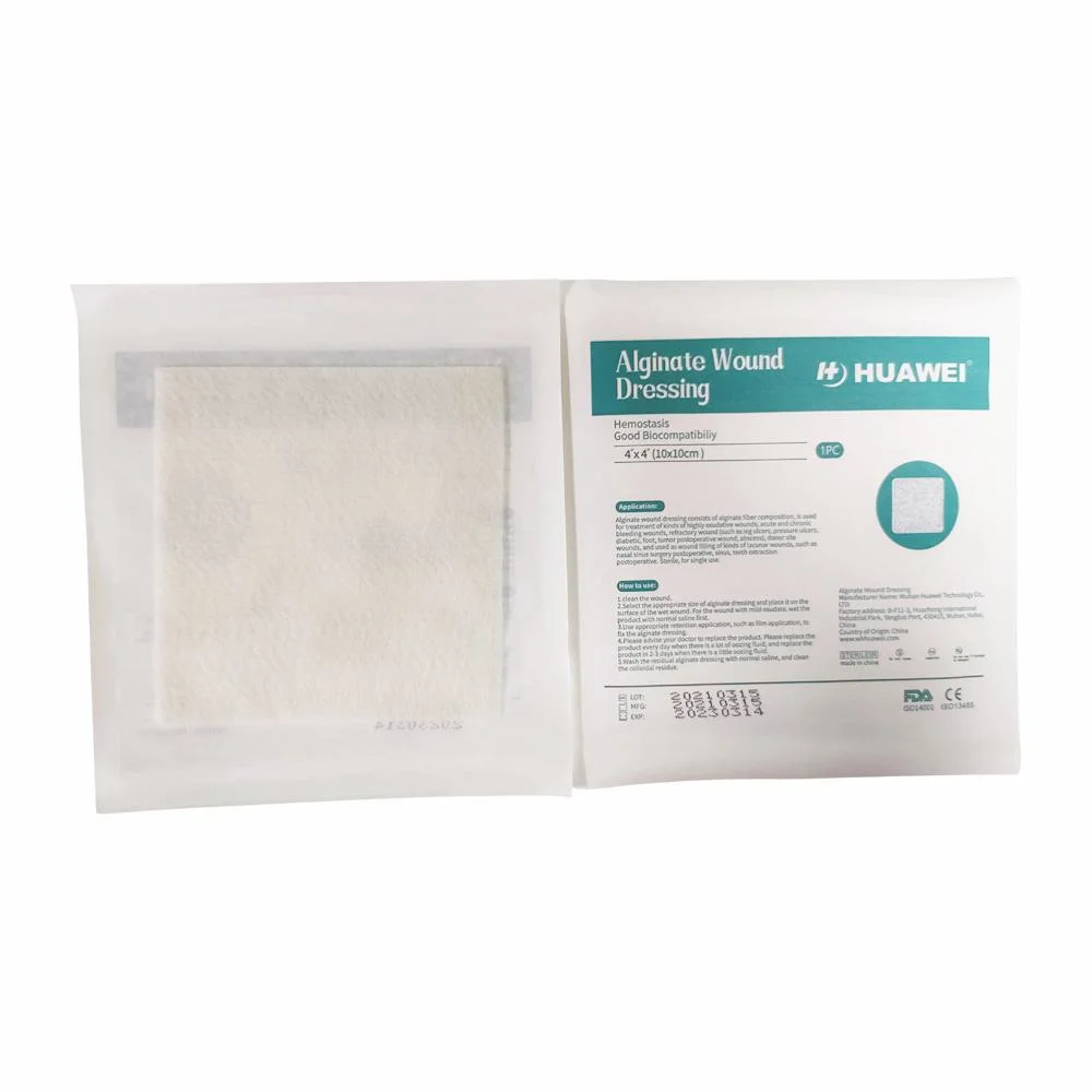 Calcium Alginate Dressing for Surgical Wounds 4"X4" 5PC/Pack