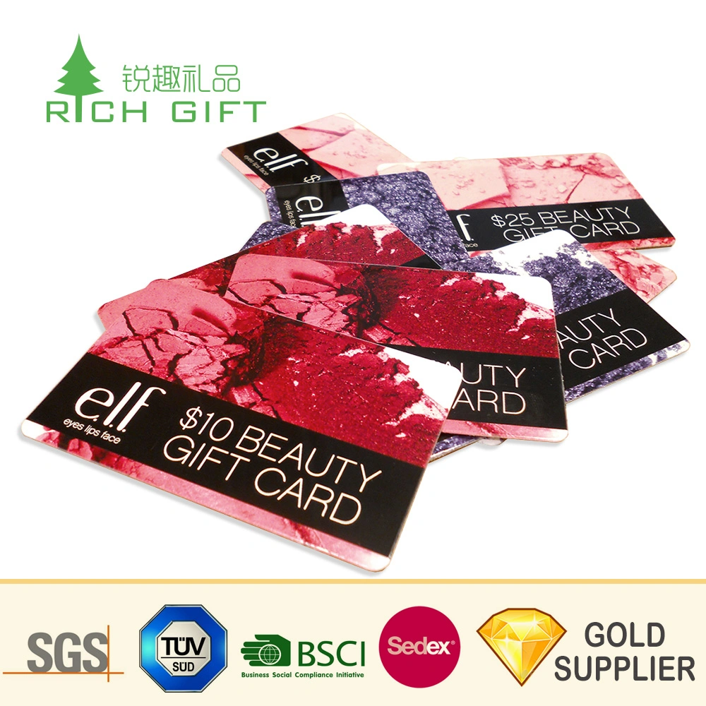 Factory Cheap Bulk Inkjet Printable Plastic Transparent Clear RFID Magnetic Stripe PVC MIFARE Clamshell Card for Business/Membership/Hotel/Loyalty/Casino