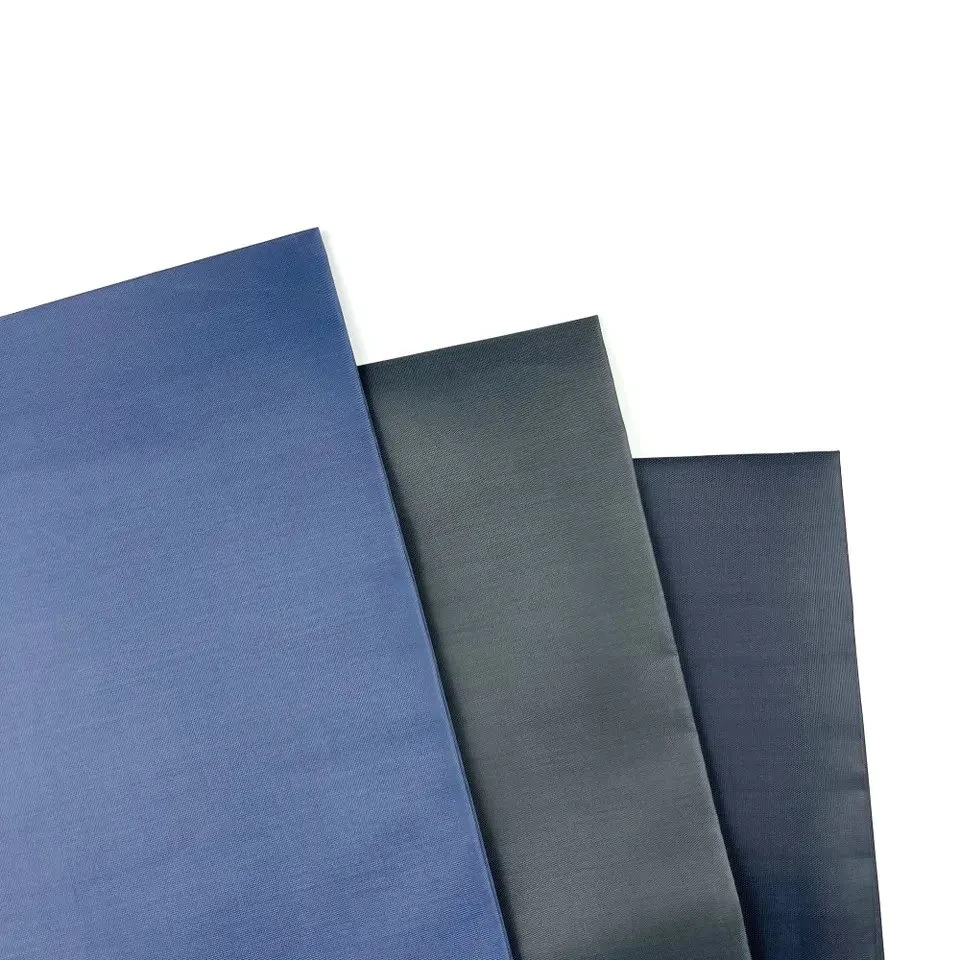 Lining 100% Polyester Fabric 190t 70g Plain Silk with Coating Taffeta Fabric for Bag Garment